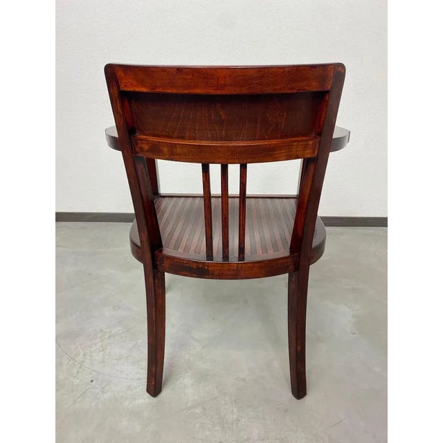 Jugendstil Office Chair, 1890s For Sale - Image 8 of 9