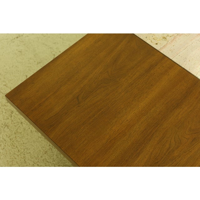 John Widdicomb Mid Century Modern Walnut Coffee Table For Sale In Philadelphia - Image 6 of 12