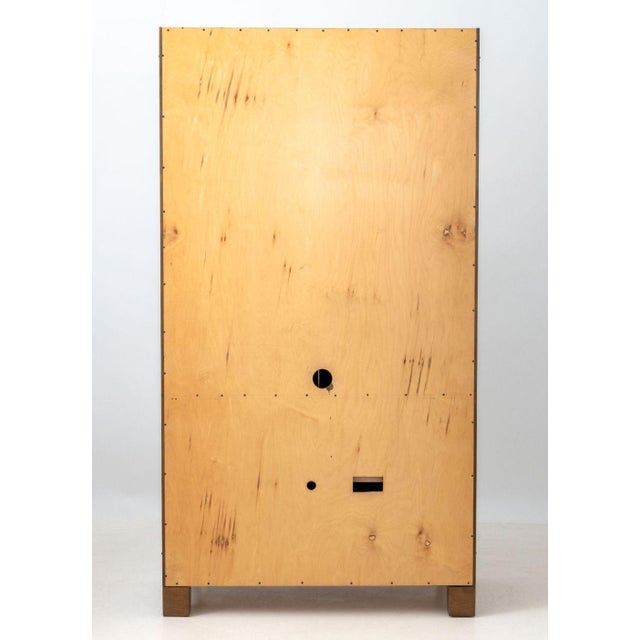 German Modern Studded Maple Entertainment Unit For Sale - Image 9 of 9