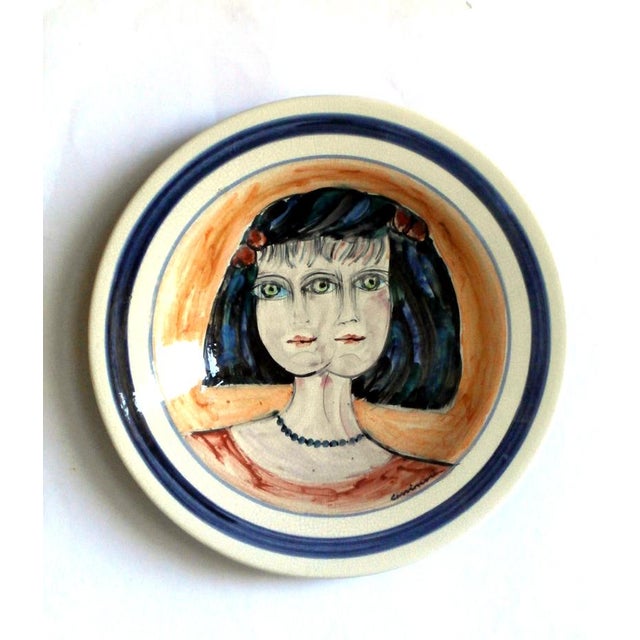 Plate by Bruno Cassinari for Ceramica Italia Rossicone, 1980 For Sale - Image 8 of 8