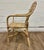 Vintage Mid Century Style Rattan and Wicker Dining Occasional Arm Chair For Sale - Image 9 of 9
