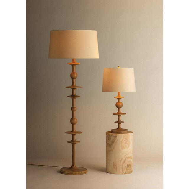 Brass Hudson Valley Lighting Jefferson Heights 15 in. 1 Light Table Lamp in Aged Brass Finish For Sale - Image 8 of 11