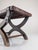Wood Colonial Curul Stool in Leather and Wrought Iron, Mexico, 1940s For Sale - Image 7 of 18