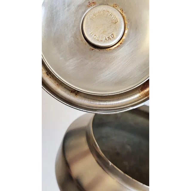 Metal Space Age Floor-Standing Ashtray, 1960s For Sale - Image 7 of 8