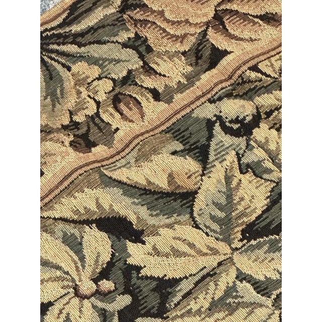 Vintage French Aubusson Style Jacquard Tapestry Panel, 1940s For Sale - Image 17 of 18
