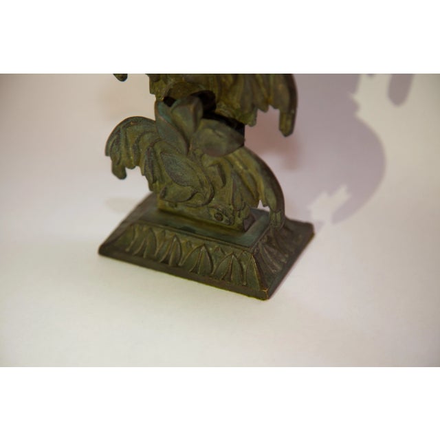 19th Century English Bronze Letter/Calling Card Rack For Sale In Seattle - Image 6 of 10