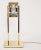 Brass Vintage Brass Demilune Adjustable Table /Desk Lamp in the Manner of George Kovacs For Sale - Image 8 of 10