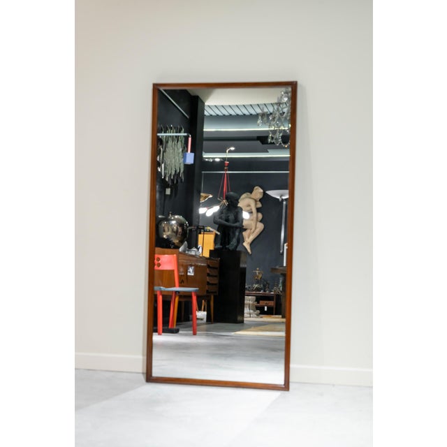 1950s Mid-Century Italian Rectangular Mirror, 1950 For Sale - Image 5 of 5