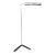 Adjustable Mid-Century Modern Casella Chrome Floor Lamp For Sale