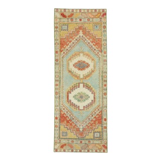 Turkish Oushak Rug 2'10" x 7'8" #18109 For Sale