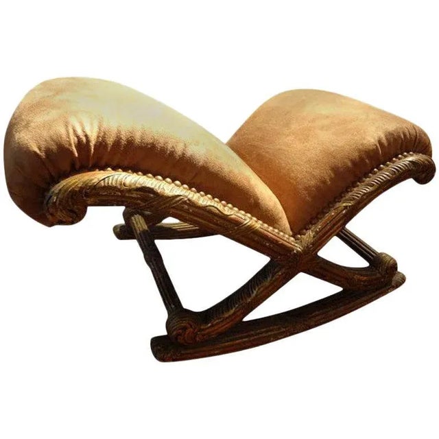 19th Century 19th Century French Louis XVI Style Giltwood Footstool For Sale - Image 5 of 7