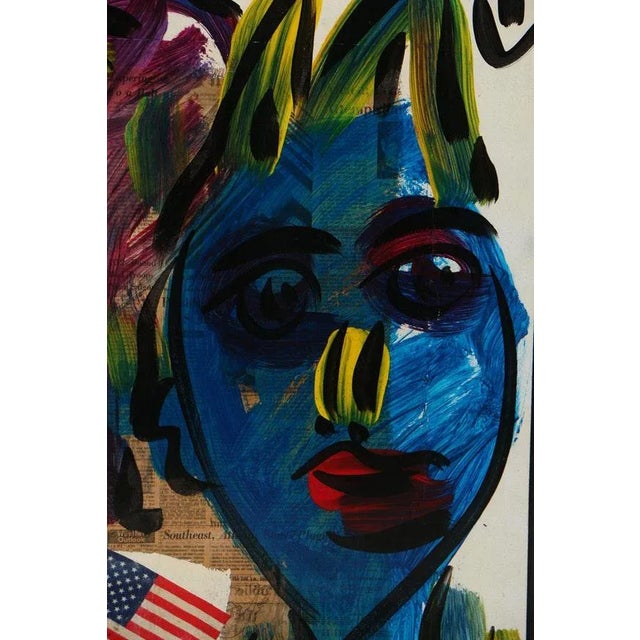 1980s Peter Keil Abstract Painting For Sale - Image 5 of 10