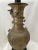 Antique Chinese Bronze Relief Dragon Vase Double Socket Table Lamp For Sale - Image 4 of 12