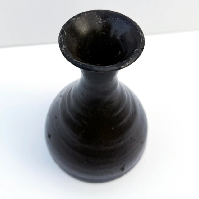 Antique Pear-Shaped Honan Ware Vase For Sale - Image 9 of 9