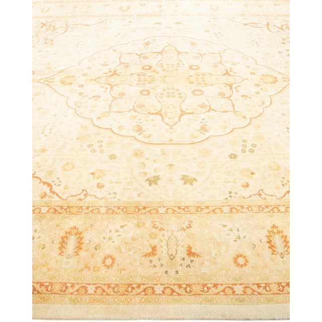 Solo Rugs Mogul, One-of-a-Kind Hand-Knotted Area Rug - Ivory, 8' 2" x 10' 2" For Sale - Image 4 of 8