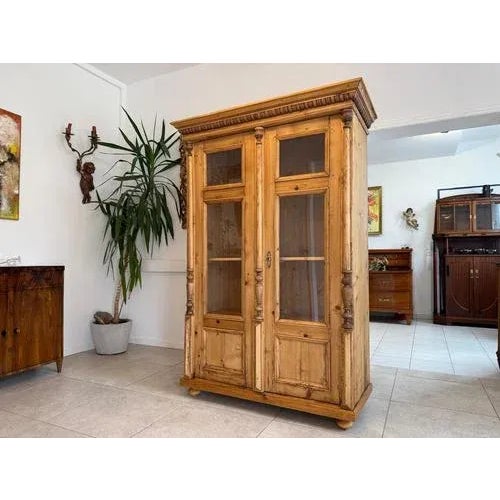 Wilhelminian Style Farmhouse Display Cabinet For Sale - Image 6 of 18