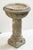 English English Garden Stone Planter or Urn on Pedestal Stand in the Medieval Style For Sale - Image 3 of 11
