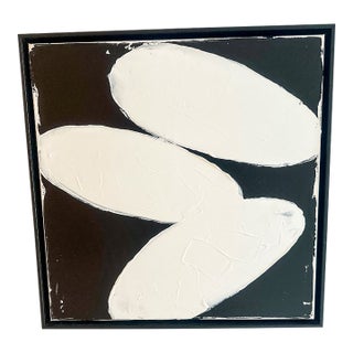 Oil on Canvas, Black & White Series, Iris Dankner, New York, 2023 For Sale