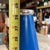 Large Vintage Blue Megaphone For Sale - Image 4 of 8