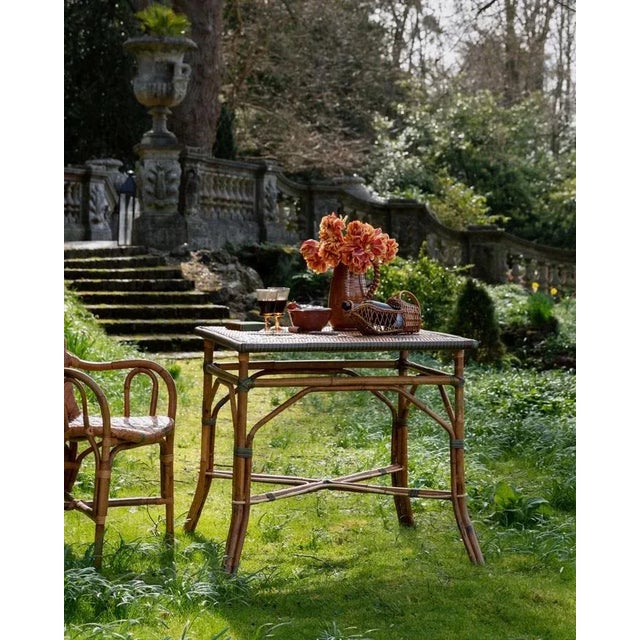 Ready for the garden, patio or the living room, the Emerson side table is part of our first outdoor rattan collection....