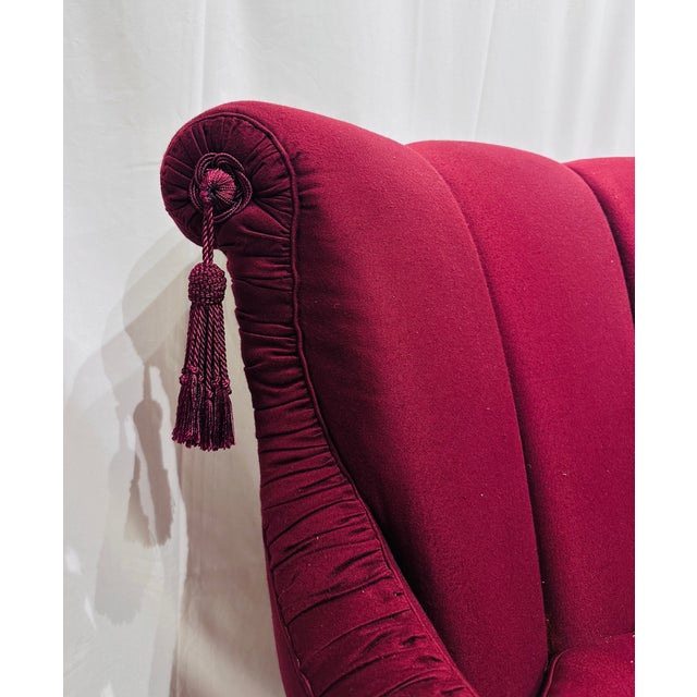 Pair Vintage Shell Back Library Chairs For Sale - Image 10 of 10