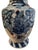 Beautiful 20th century Chinese export large blue and white vase with gilt trimming throughout in excellent condition....