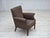 Gray Danish Armchair in Green Velour and Ash, 1960s For Sale - Image 8 of 18