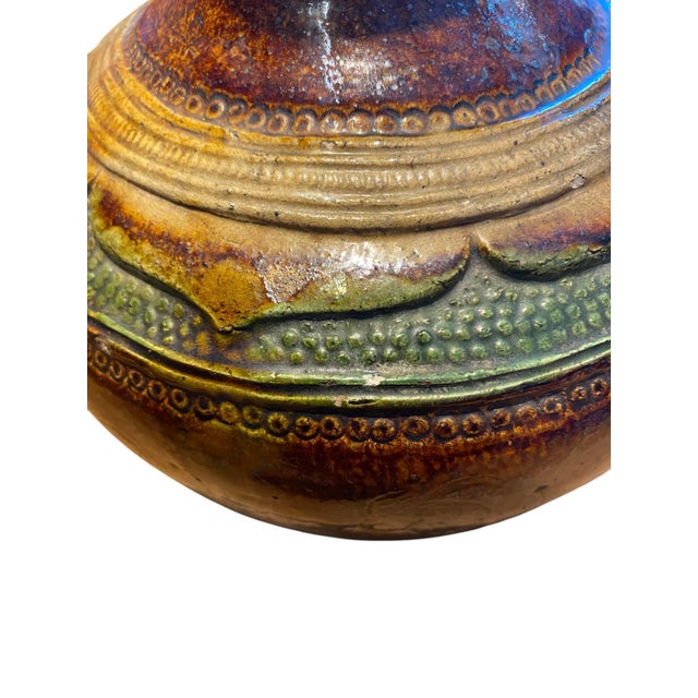 Antique Chinese Vase Sancai-Glazed Vase, Liao Dynasty (907-1125) Asian Pottery For Sale - Image 10 of 15