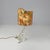 Italian Art Deco Table Lamps in Murano Glass and Floral Fabric attributed to Seguso, 1930s, Set of 2 For Sale - Image 4 of 18