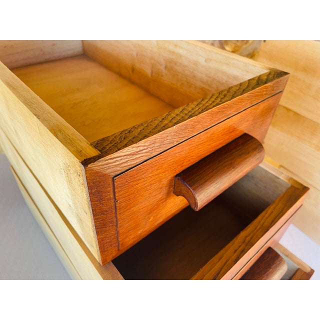 Mid-Century Modern Oak Drawers, 1940s, Set of 2 For Sale - Image 9 of 18