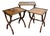 English Mahogany Nesting Tables, 1950s, Set of 3 For Sale
