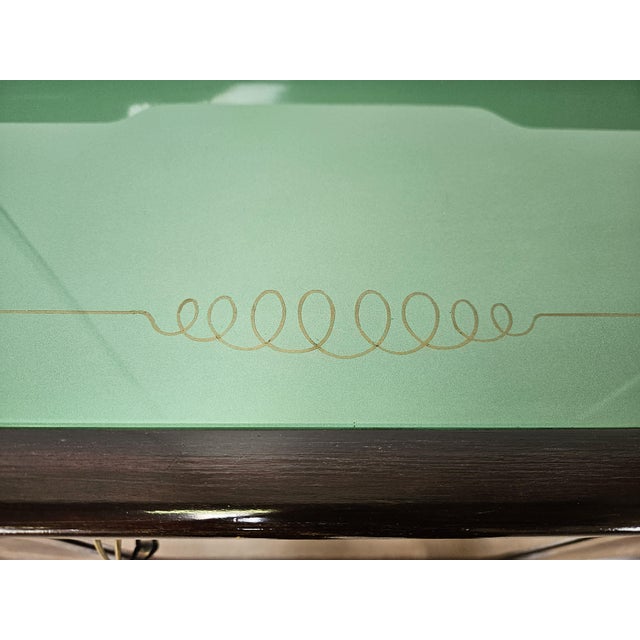 Mahogany Sideboard with Glass Top, 1960 For Sale - Image 10 of 18