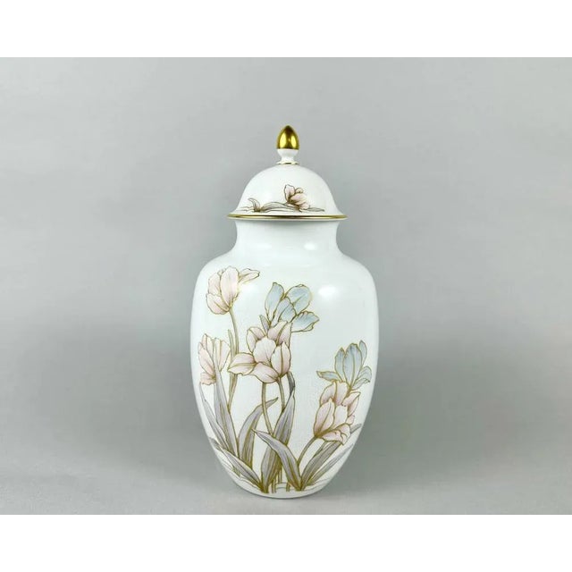 Vintage Vase with Lid by Kaiser Eleonore Series Design k.nossek, Germany, 1980s For Sale - Image 3 of 7