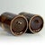 Brown and Gilt Ceramic Vases attributed to Aldo Londi for Bitossi, Italy, 1960s, Set of 2 For Sale - Image 10 of 11
