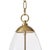 Glass Maiden Glass Pendant, Natural Brass For Sale - Image 7 of 8