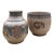 Vintage Hjorth Bornholm Danish Pottery Pair, Scandinavian Studio Ceramic Vase & Cachepot For Sale
