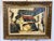Mid-Century Impasto Oil Painting, Expressionist Village Street Scene, Signed Lopez For Sale - Image 11 of 11