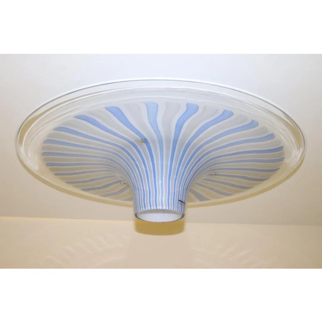 Glass Mid-Century Murano Modern Ceiling Lamp For Sale - Image 7 of 13