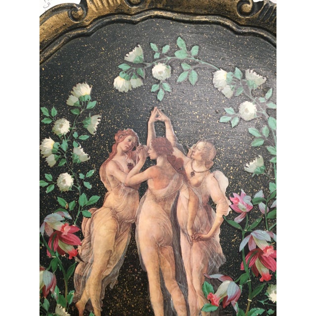 1980s Decoupage of the Three Graces For Sale - Image 4 of 7