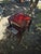 Early 20th Century Vintage Mid-Century Regency Mahogany Leather-Top Two-Tier Side Table For Sale - Image 5 of 12