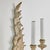 Early 20th Century Pair of Italian Carved Wood Wall Sconces With Seashells For Sale - Image 5 of 15