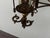 Metal Neoclassical Empire Brass and Glass Chandelier, 1950s For Sale - Image 7 of 18