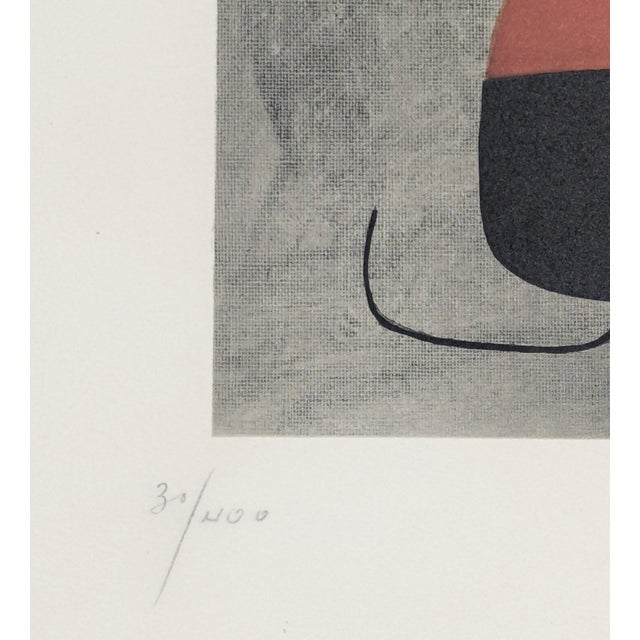 1950s After Joan Miró, The Smile of the Flaming Wings, 1954, Photolithograph For Sale - Image 5 of 8