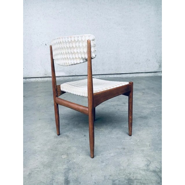Mid-Century Scandinavian Teak Dining Chair Set, 1960s, Set of 6 For Sale - Image 6 of 18