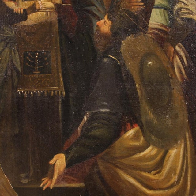 Italian Artist, Marriage of the Virgin, 1770, Oil on Canvas For Sale - Image 8 of 15