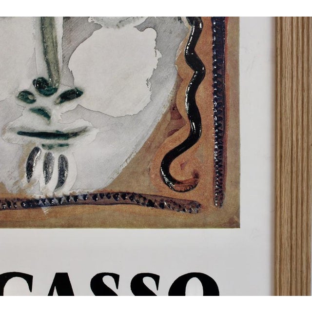 Beige Exhibition Picasso at Galerie Lucie Weill Paris Exhibition Poster, 1970 For Sale - Image 8 of 11