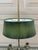 Mid 20th Century Mid-20th Century French Provincial Brass Bouillotte Lamp With Green Shade For Sale - Image 5 of 10