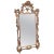 20th Century Rococo Mirror with Colourful Carved Floral Decor, Italy, 1900s For Sale
