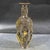 Late 20th Century Late 20th Century Gilt Bronze Vase With Dragon & Phoenix Relief For Sale - Image 5 of 8