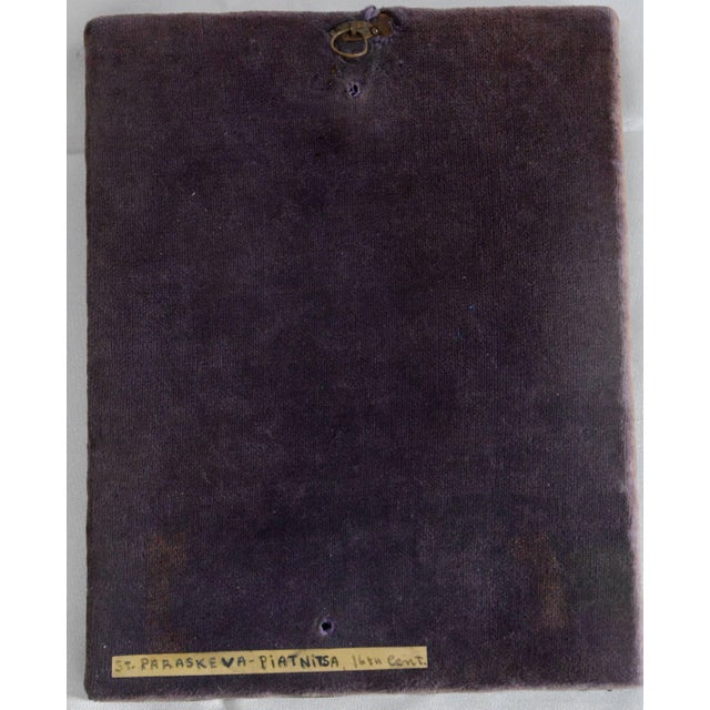 16th Century Saint Paraskeva Piatnitsa Pyatnitsa Russian Icon For Sale - Image 4 of 8